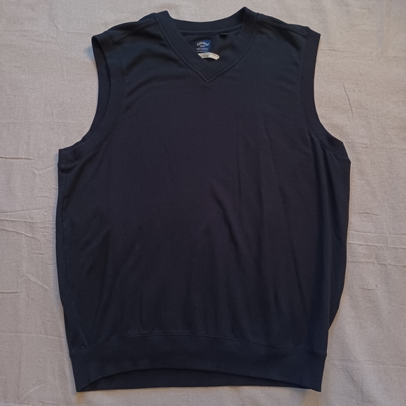 Callaway Other - Callaway Golf by Nordstrom Black V-Neck Vest Men's Size Large